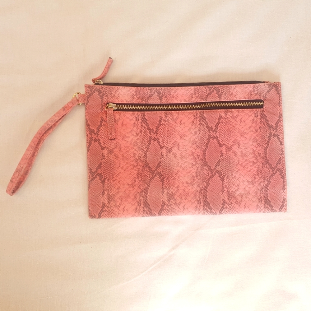 Two Snakeskin Printed bags